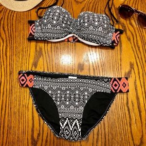 Xhilaration tribal pattern swimsuit